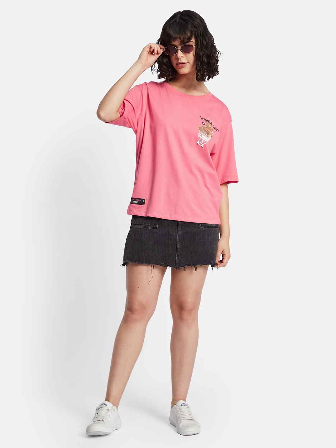 METTLE Women Printed T-shirt