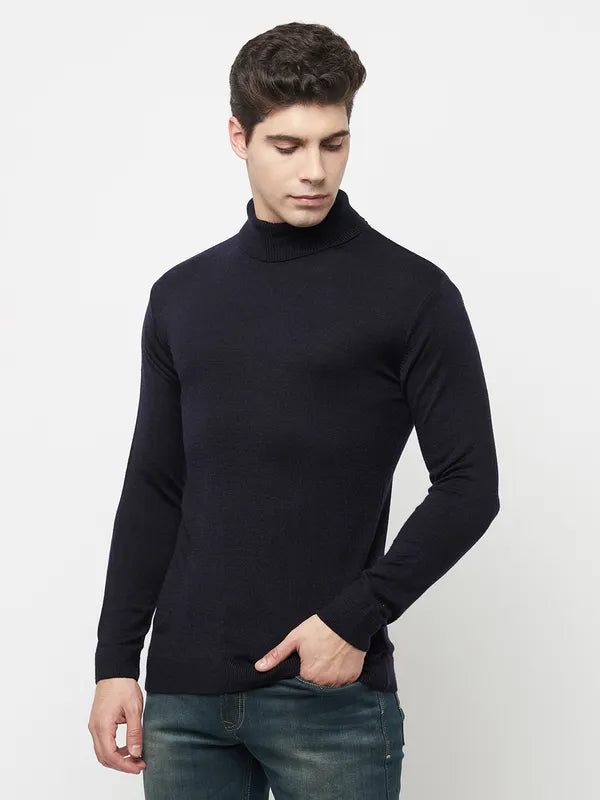 Men Navy Sweaters