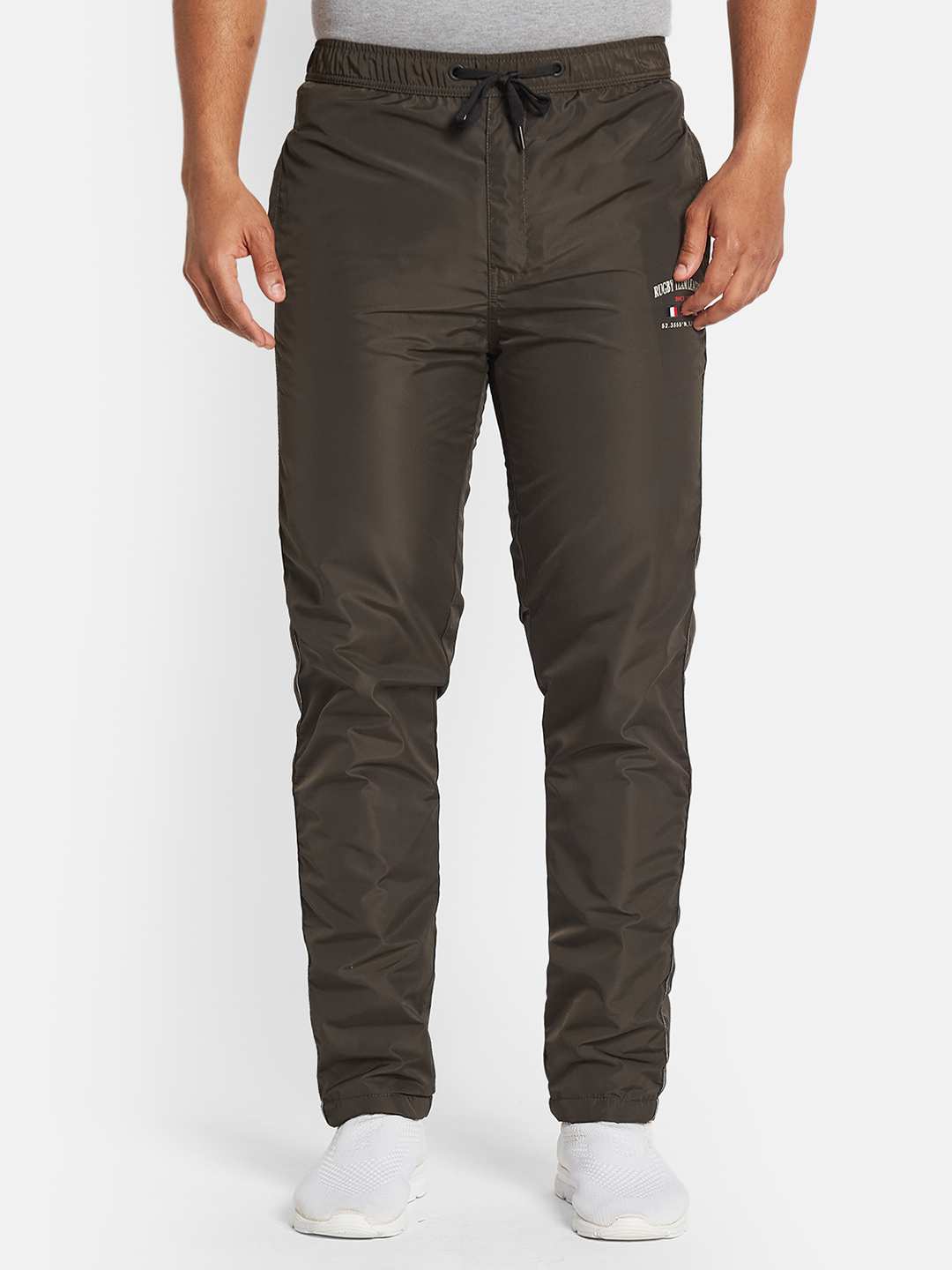 Octave Men Cotton Mid-Rise Track Pants