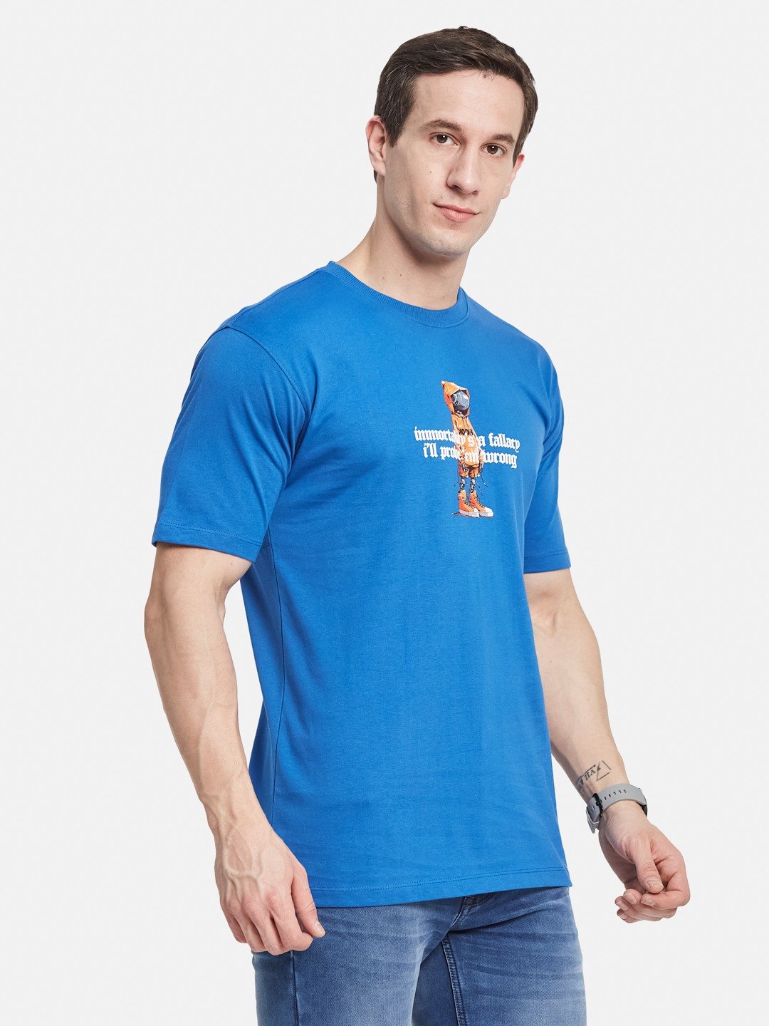 Octave Men Printed T-shirt