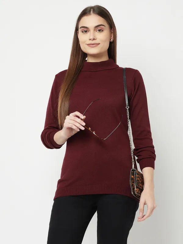 Women Wine Sweaters