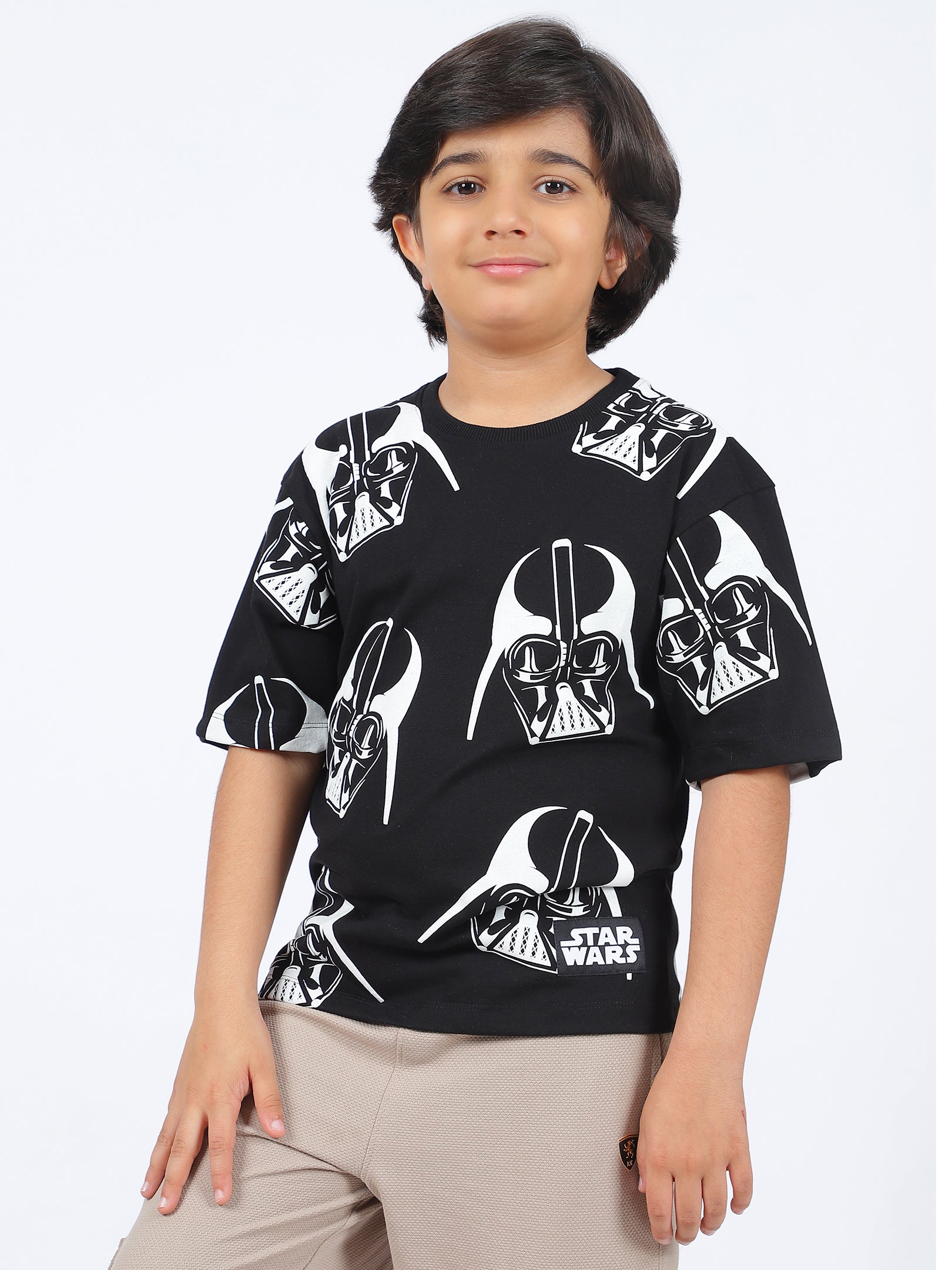 Octave Boys Star Wars Printed T-shirt