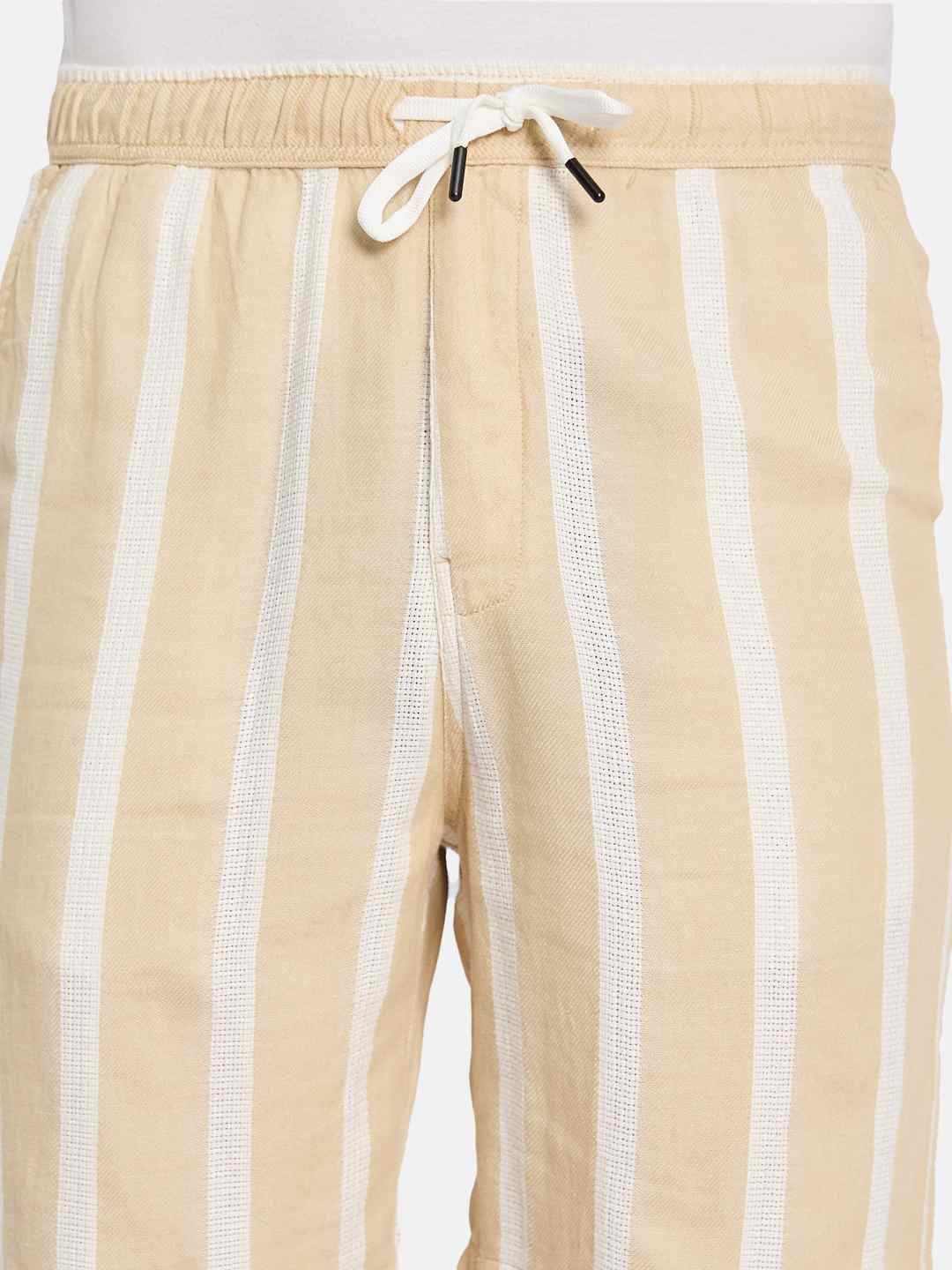 METTLE Men Multi Stripes Opaque Striped Casual Shirt