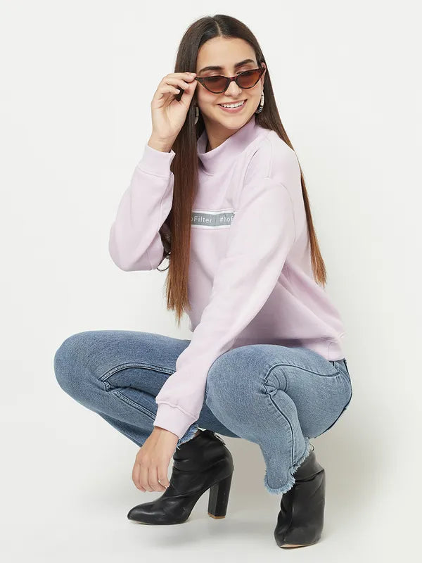 Women Lavender Sweatshirts