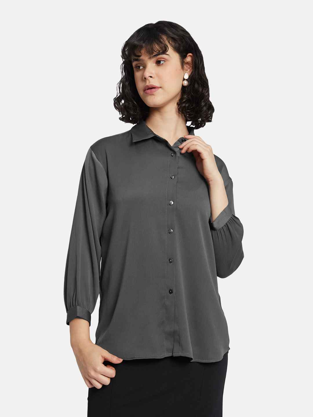 METTLE Women Opaque Casual Shirt