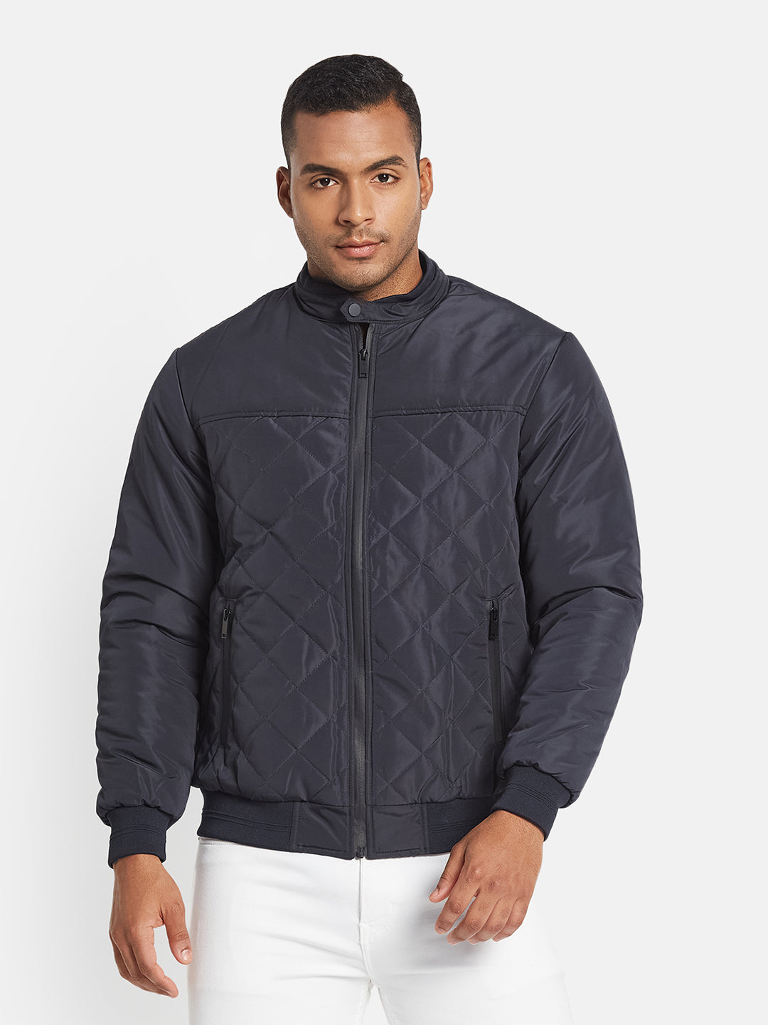 METTLE Men Colourblocked Jacket