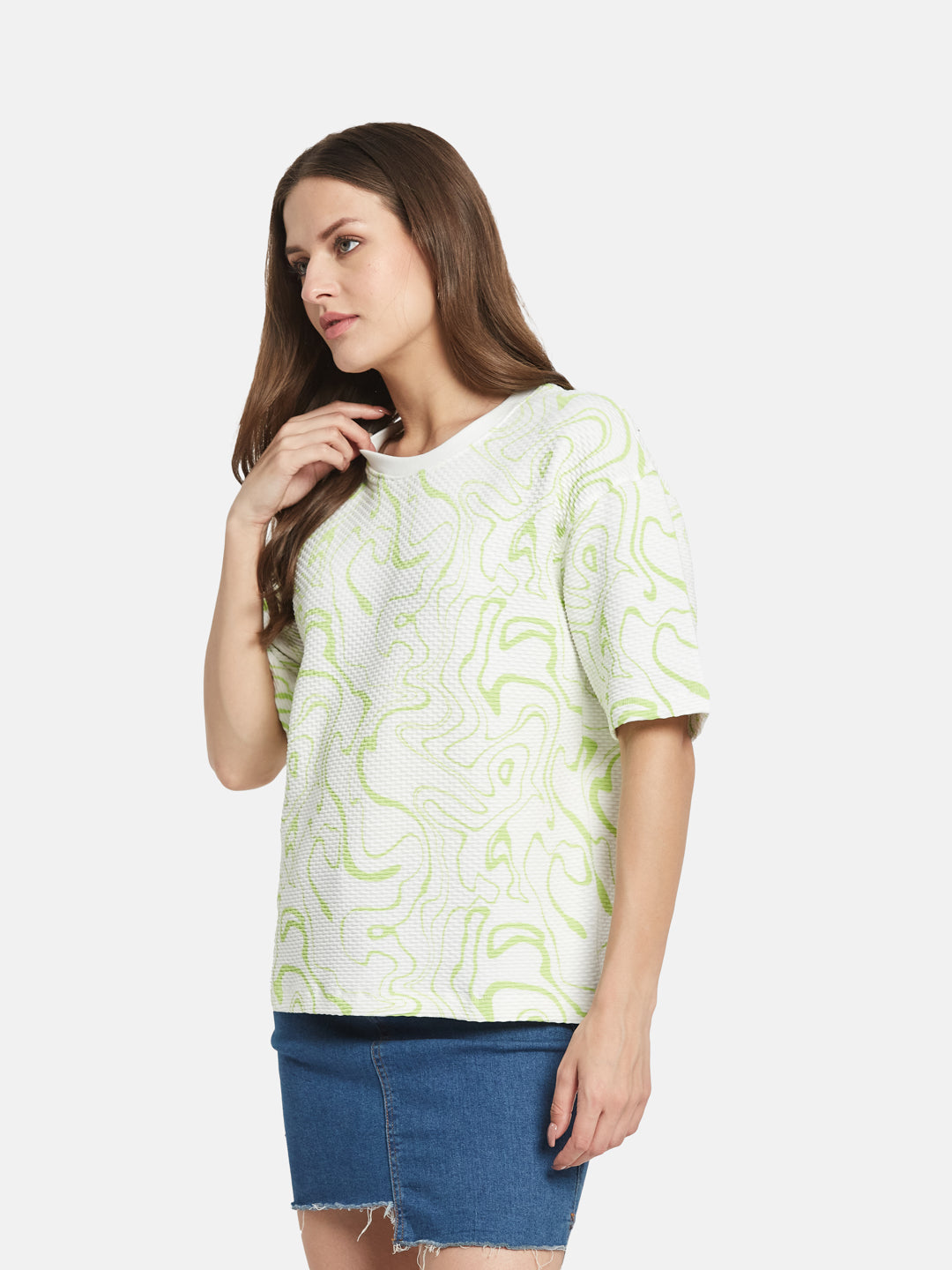 METTLE Women Printed T-shirt