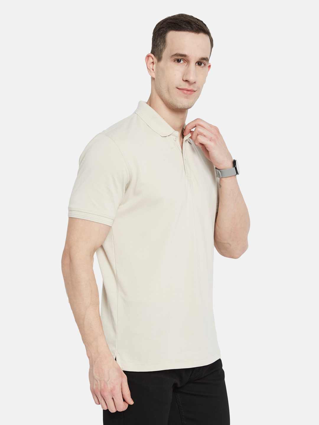 Octave Men Polo Collar T-shirt