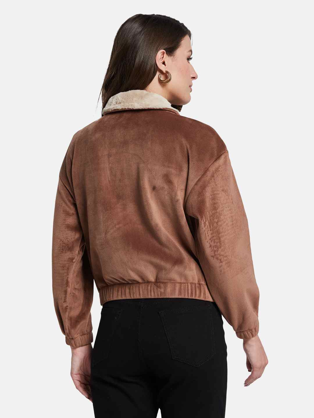 METTLE Women Front-Open aw24 Sweatshirt