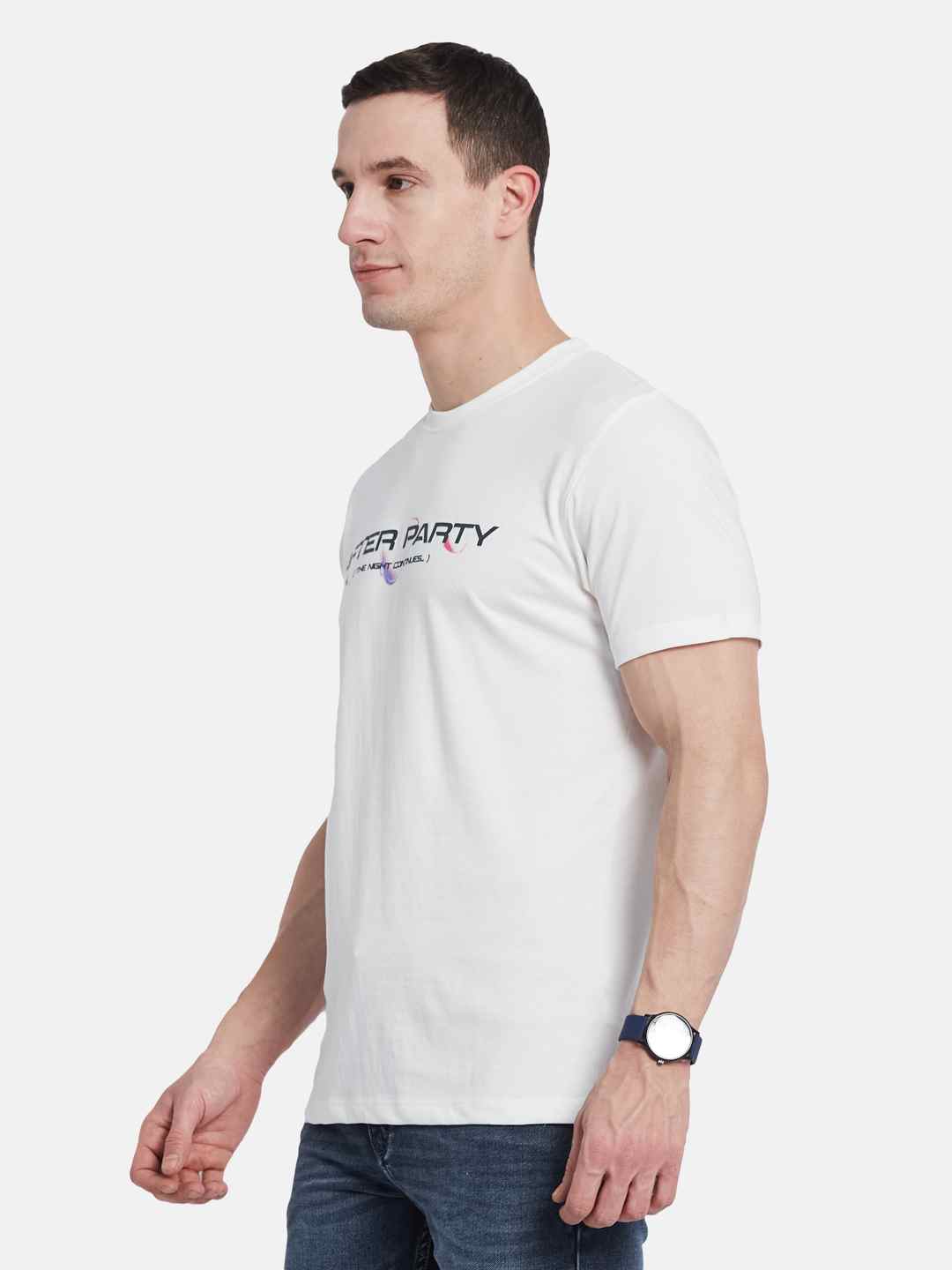 Octave Men Printed T-shirt