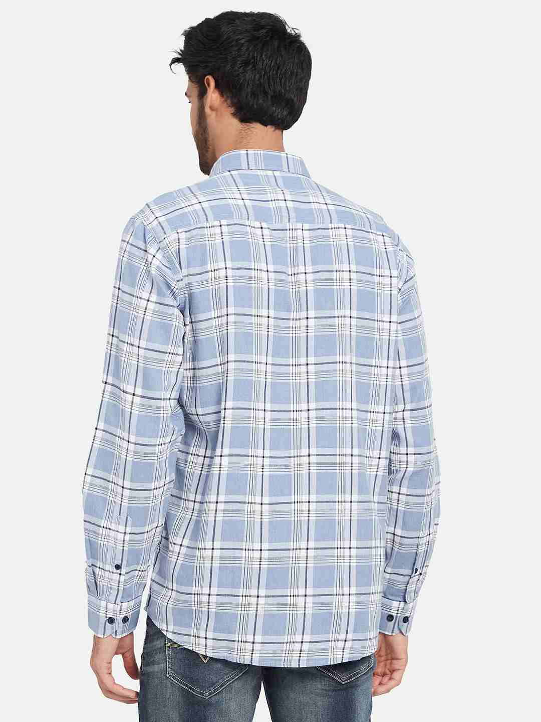 Mettle Other Checked Cotton Casual Shirt
