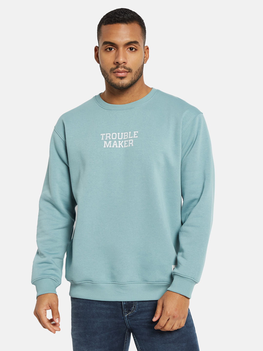 Octave Men Printed Sweatshirt