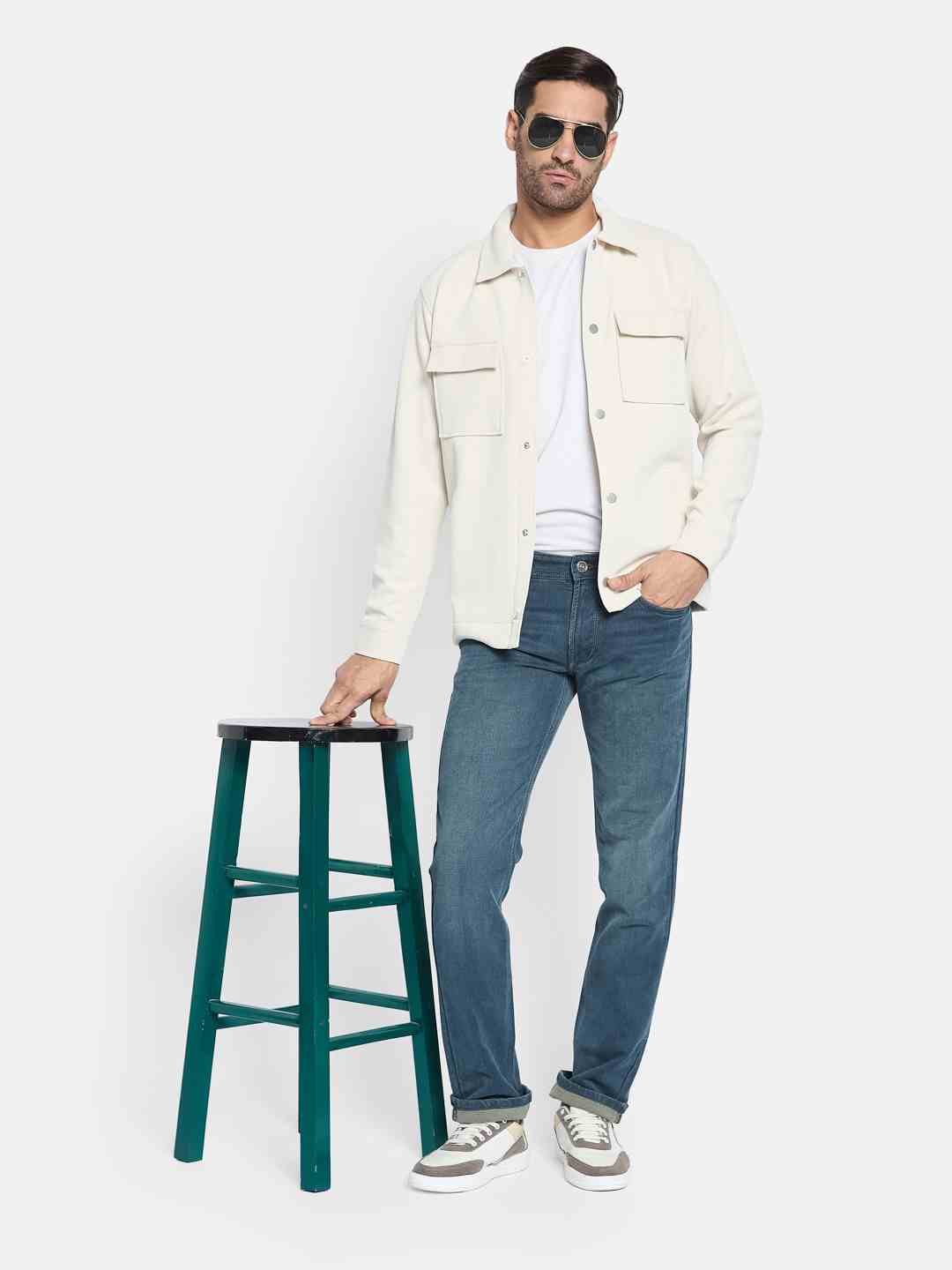 Octave Men Front-Open Sweatshirt