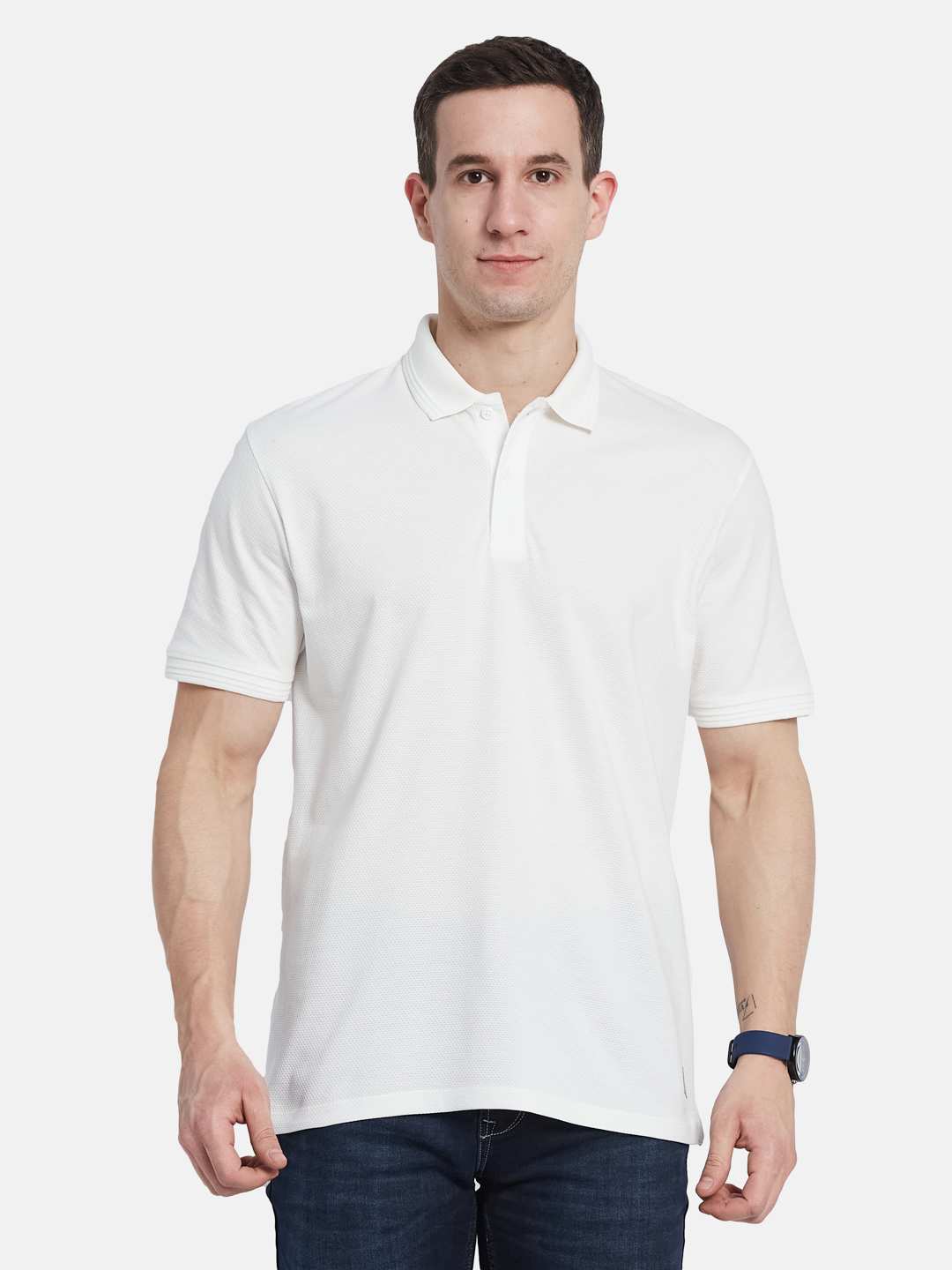 Octave Men Polo Collar T-shirt