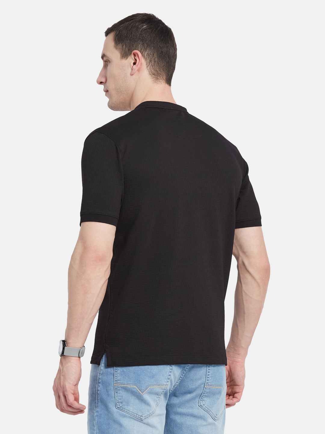 Octave Men Mandarin Collar T-shirt