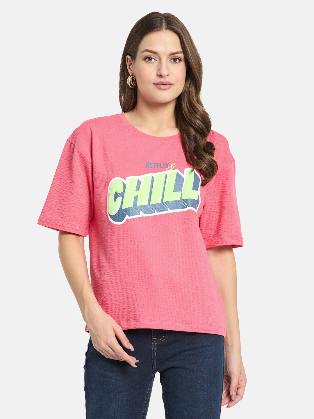 METTLE Women Printed T-shirt