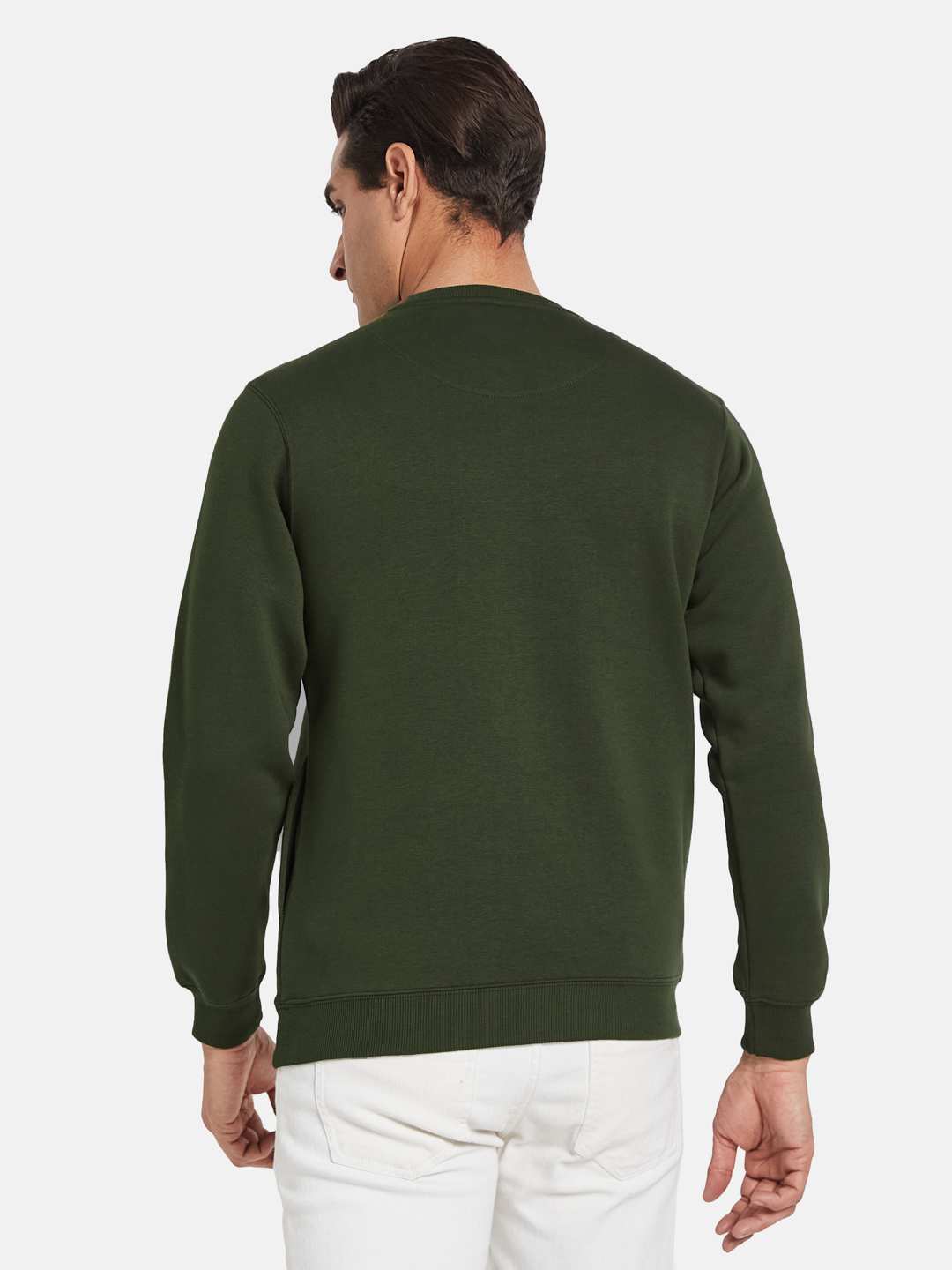 Octave Men Long Sleeves Round Neck Sweatshirt