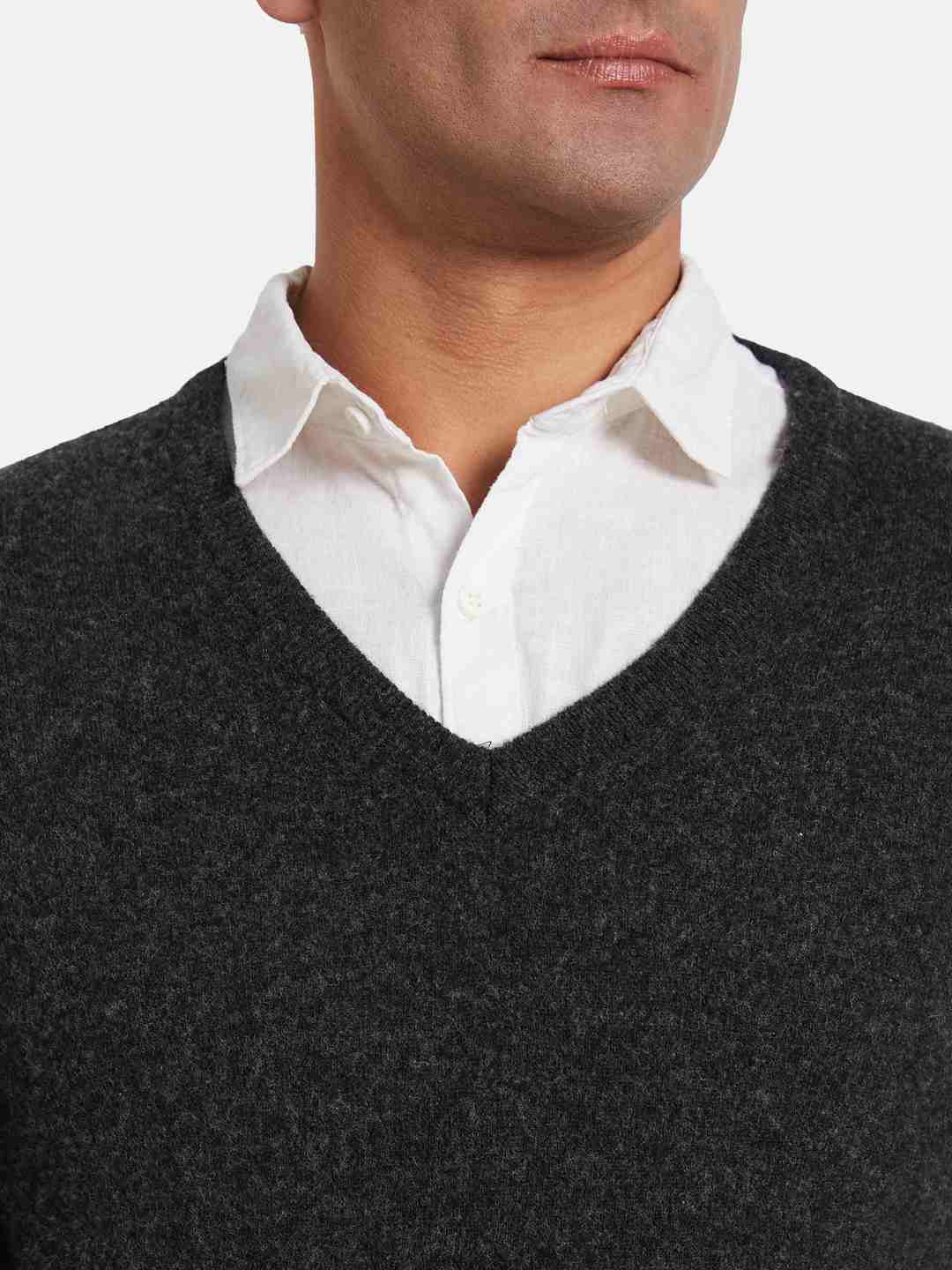 METTLE Men Woollen Pullover