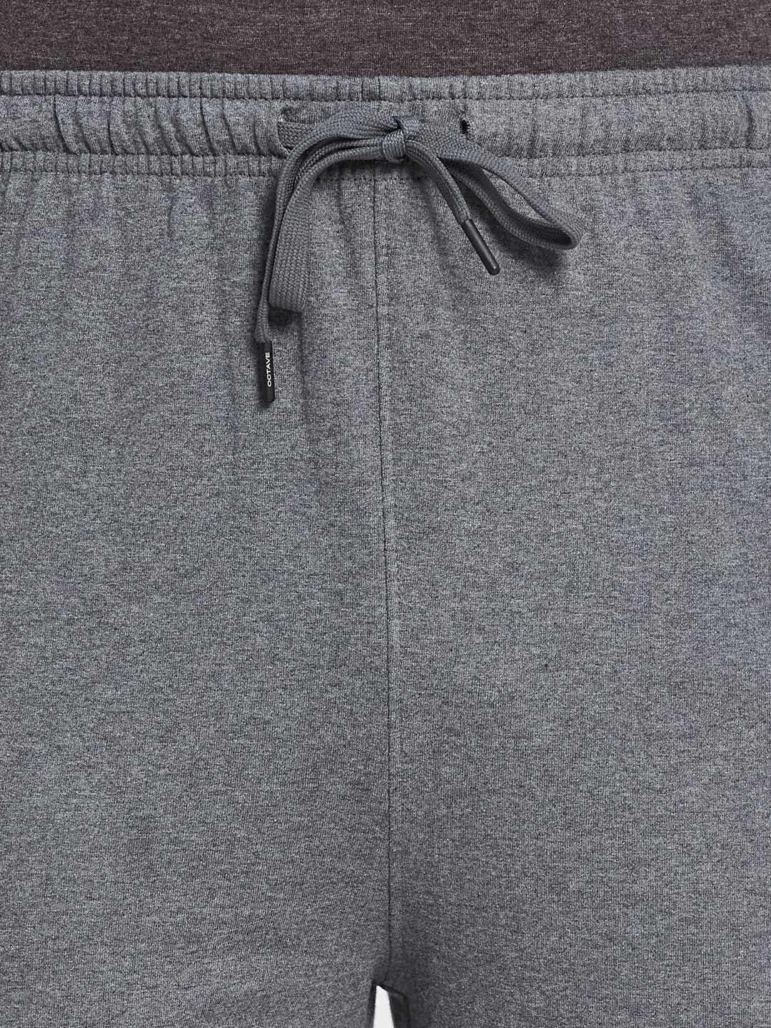 Octave Men Cotton Mid Rise Track Pants