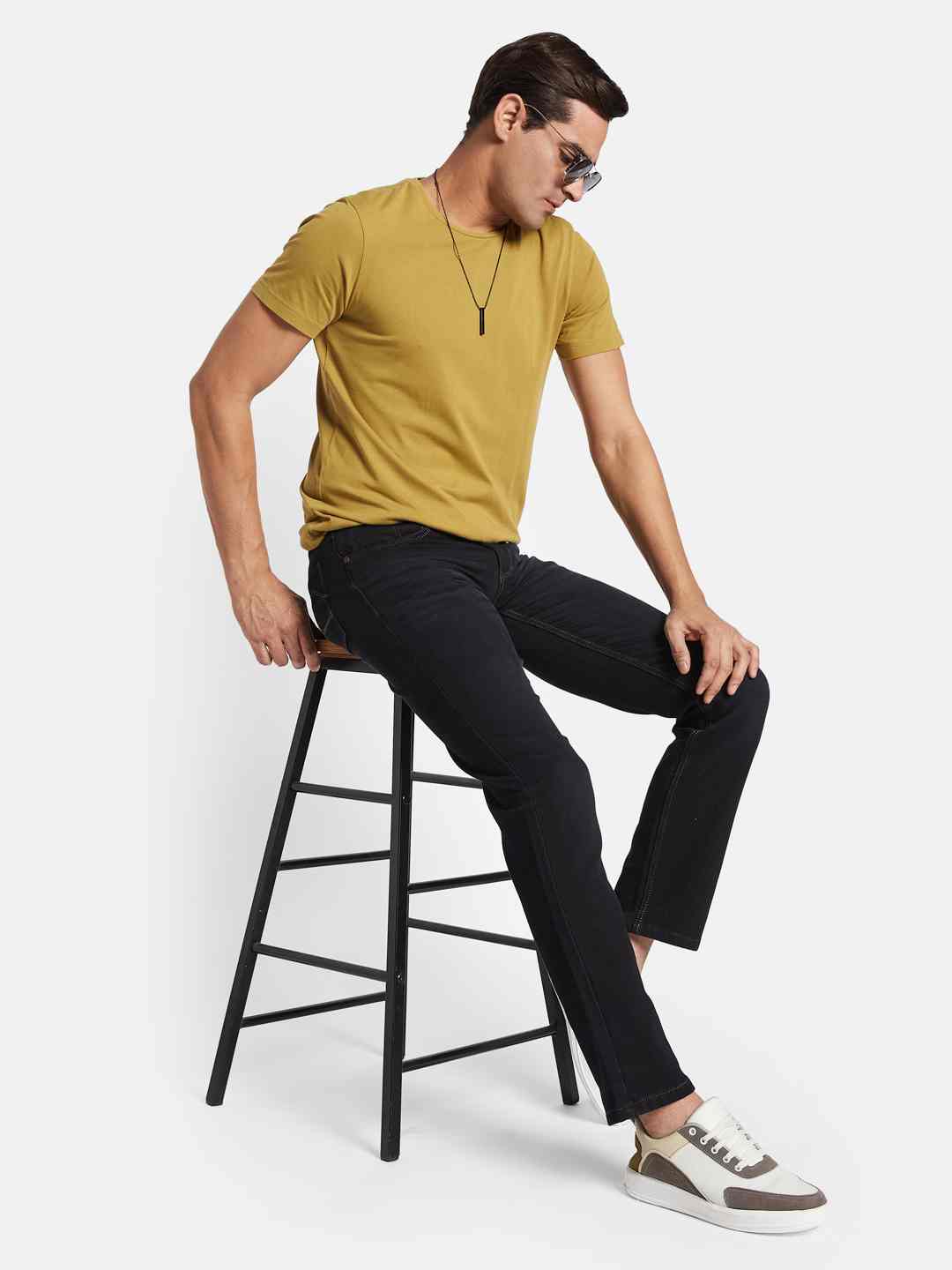 Octave Men Straight Fit Stretchable Jeans