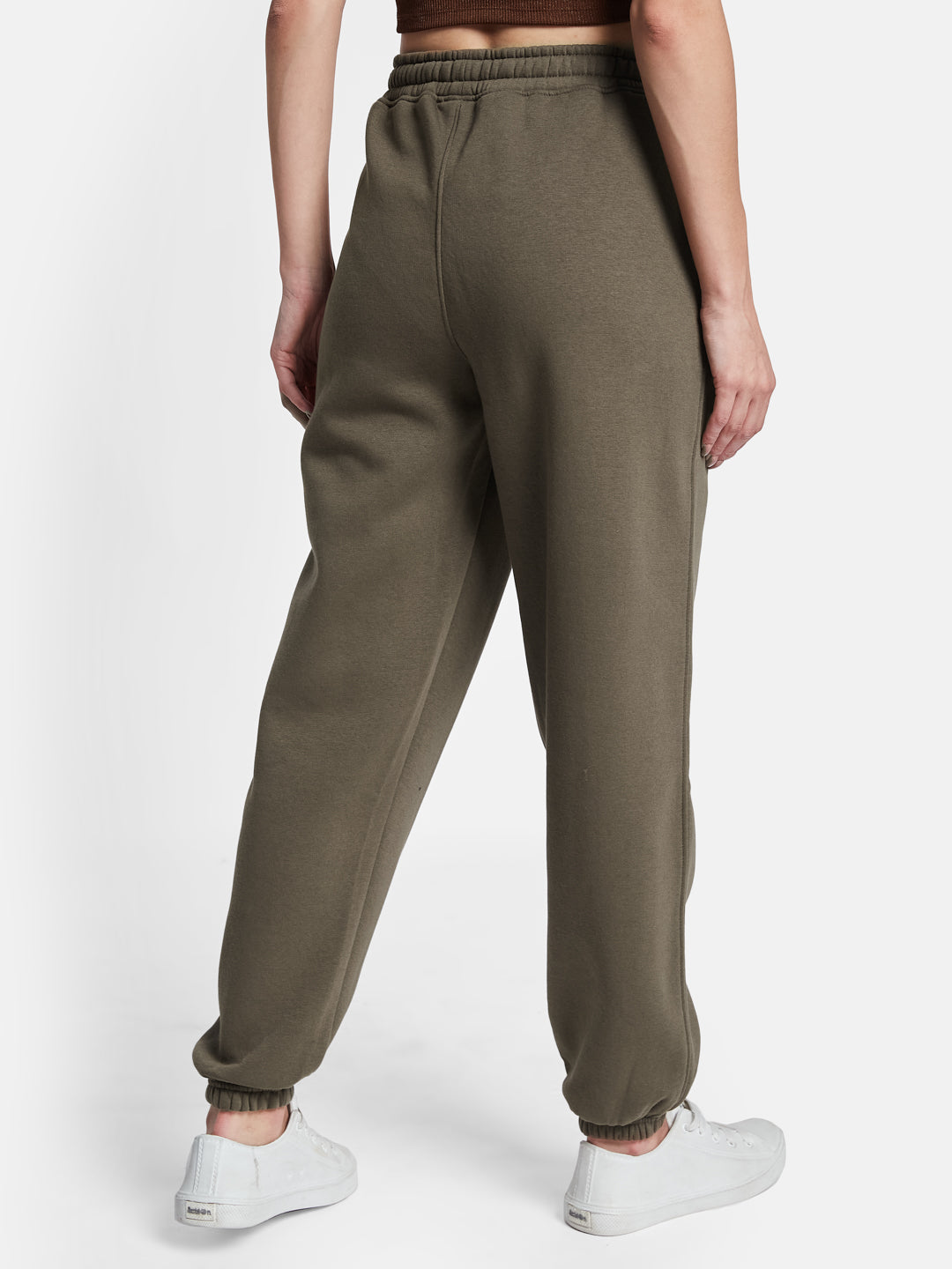 METTLE Women Mid Rise Fleece Joggers