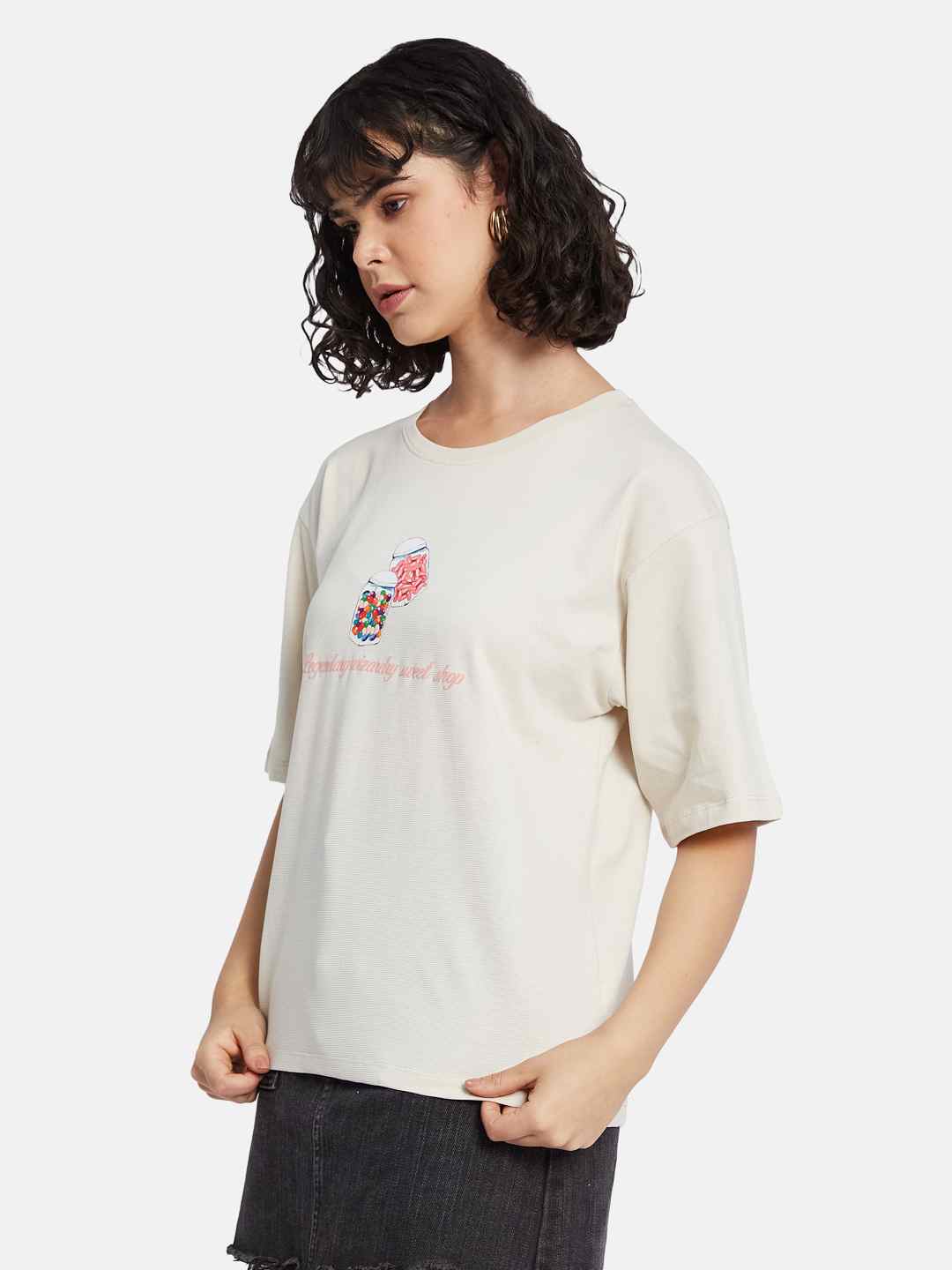 METTLE Women Printed T-shirt