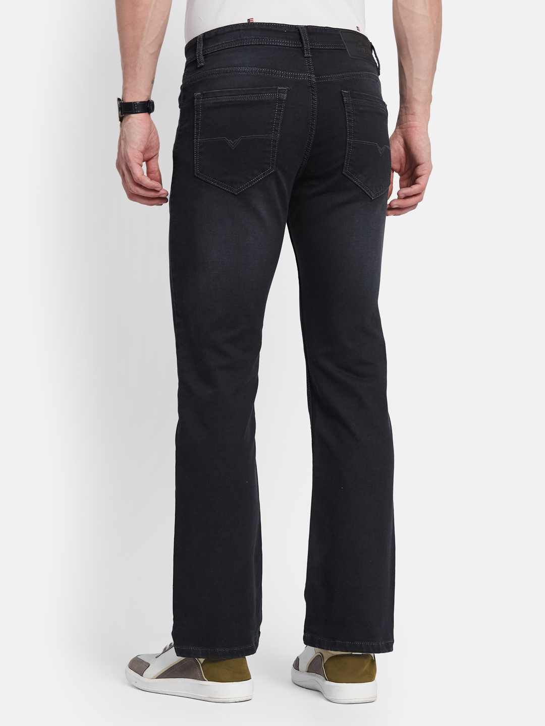 Octave Men Bootcut Stretchable Jeans