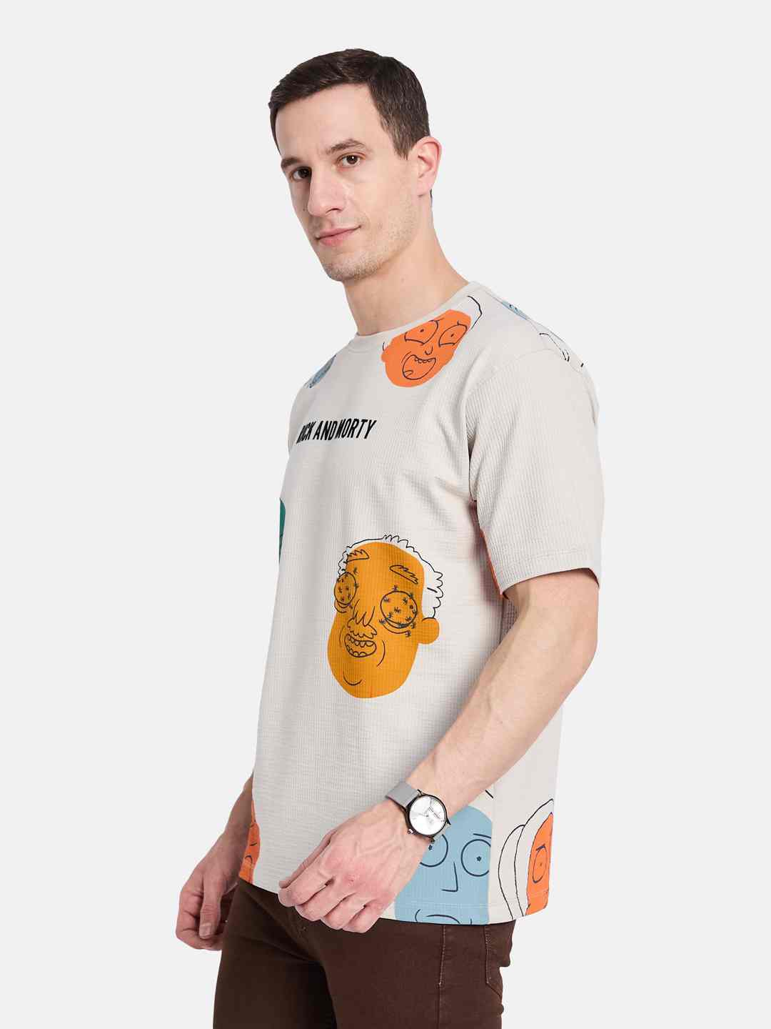 Octave Men Printed T-shirt