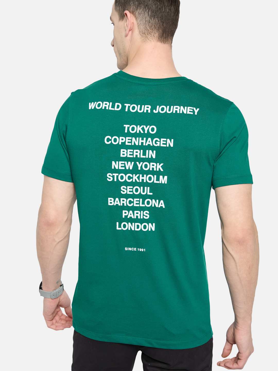 Octave Men Printed T-shirt