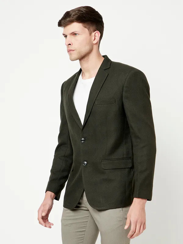 Men Olive Coat