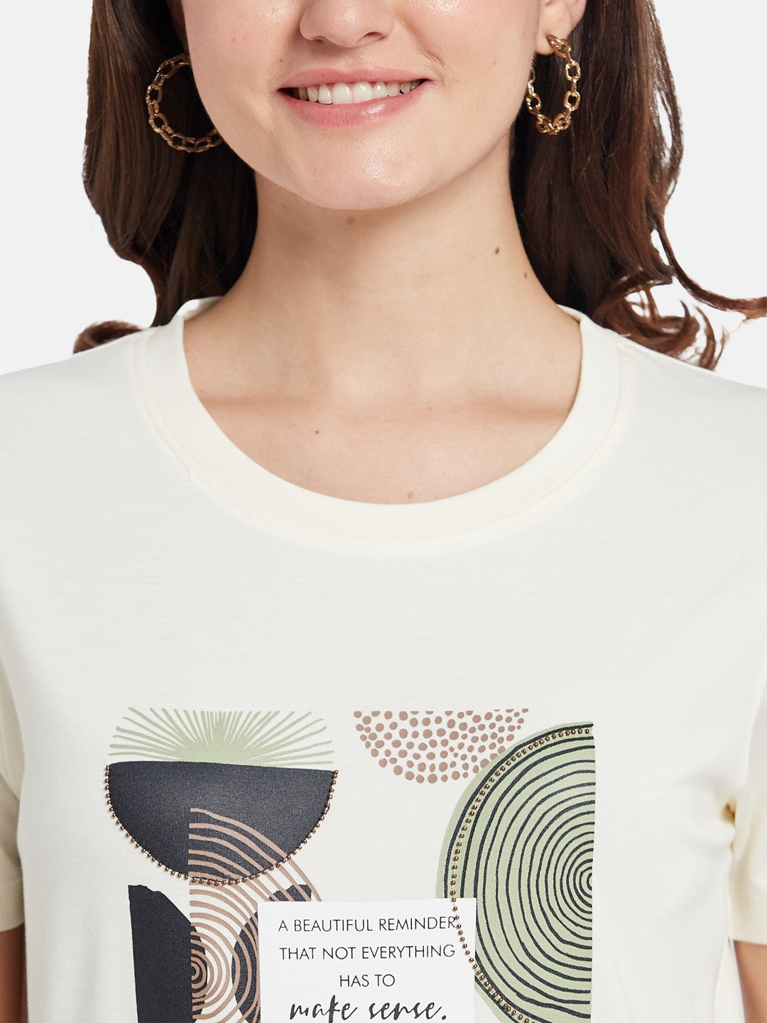 METTLE Women Printed T-shirt
