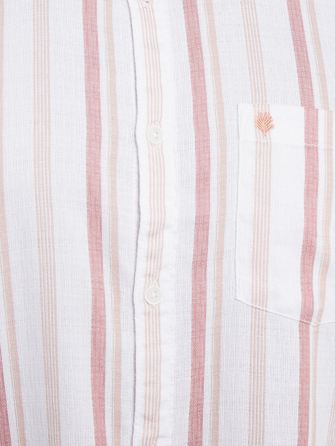 METTLE Men Multi Stripes Opaque Striped Casual Shirt