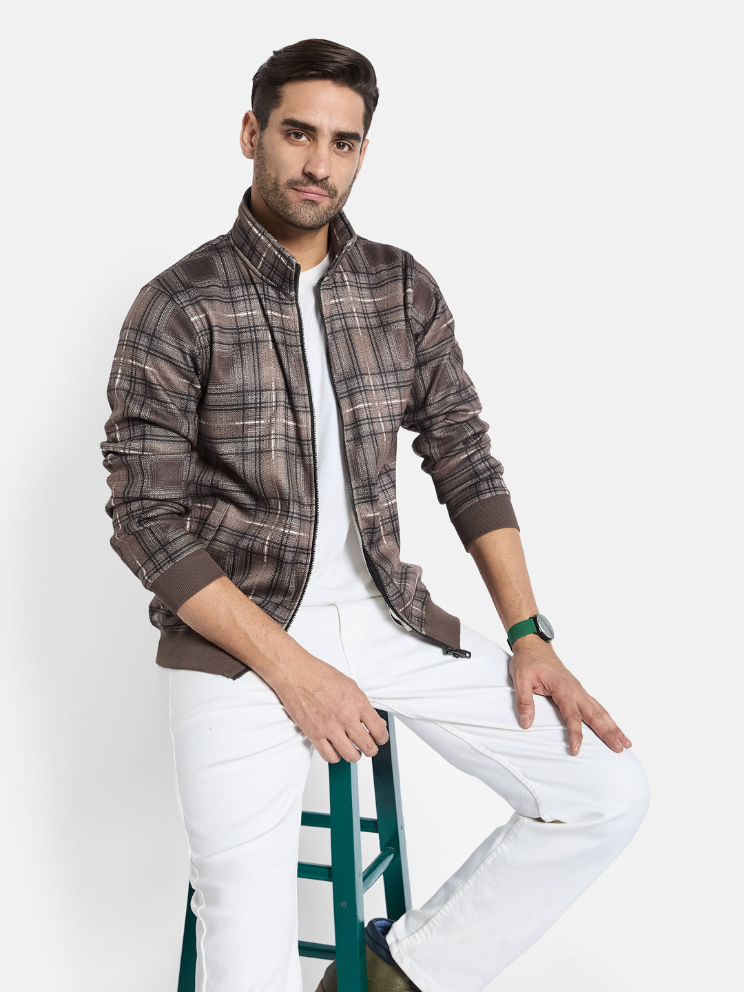 Octave Men Colourblocked Sweatshirt