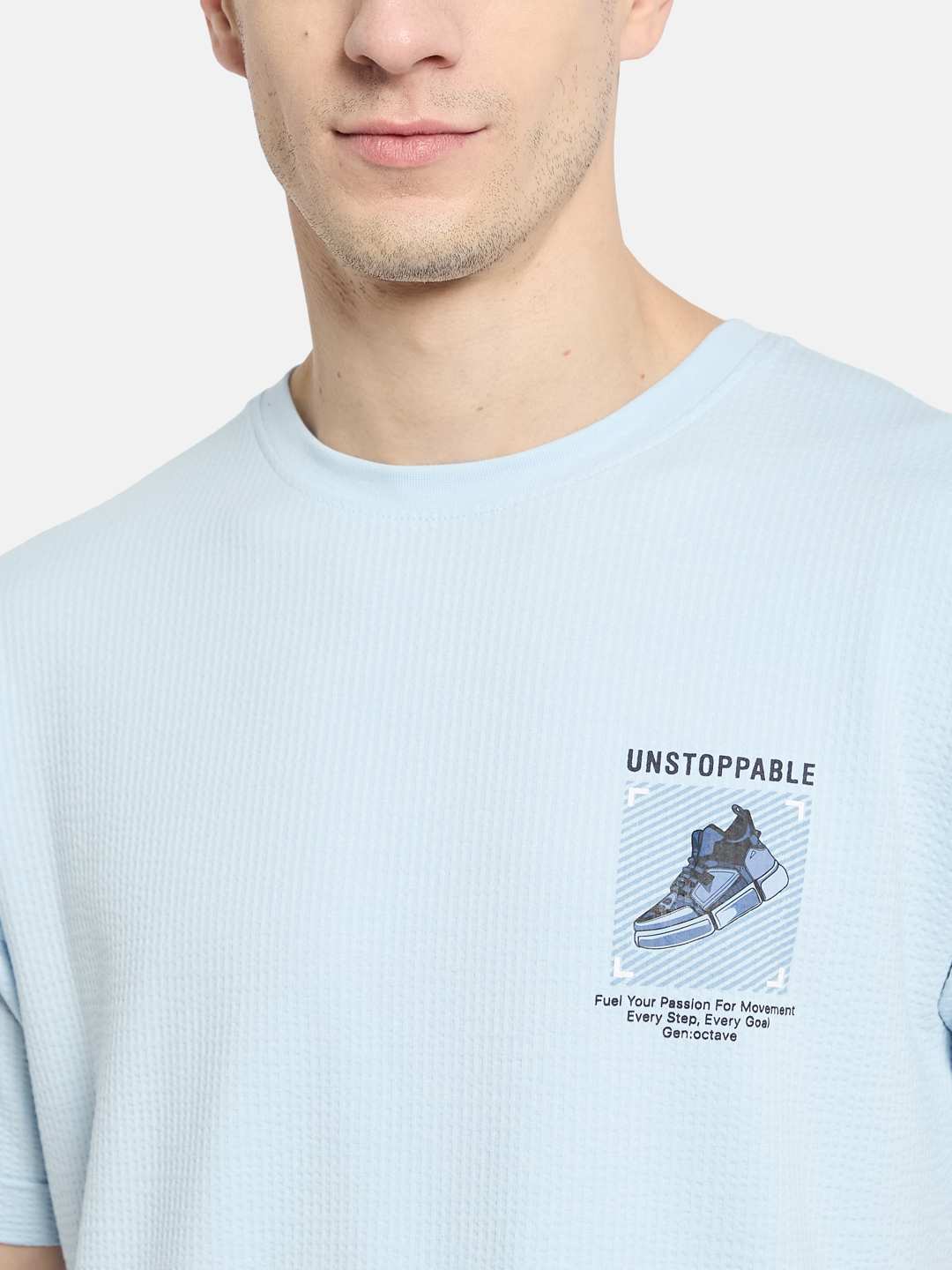 Octave Men Printed T-shirt